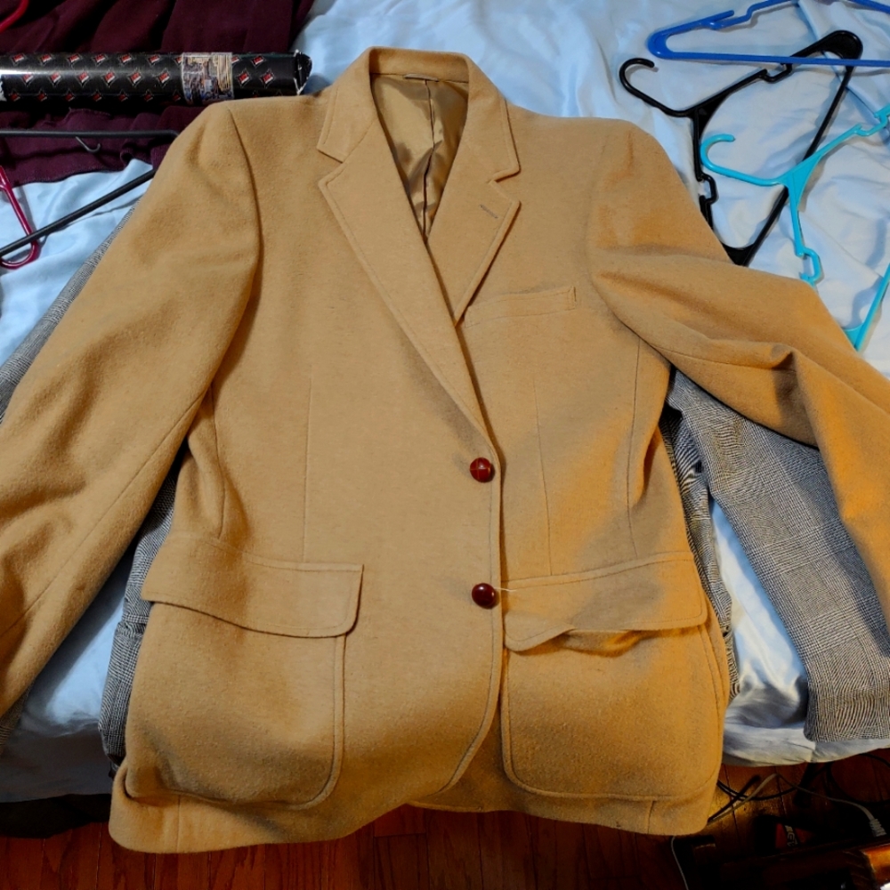 Garrison Park camel hair blazer